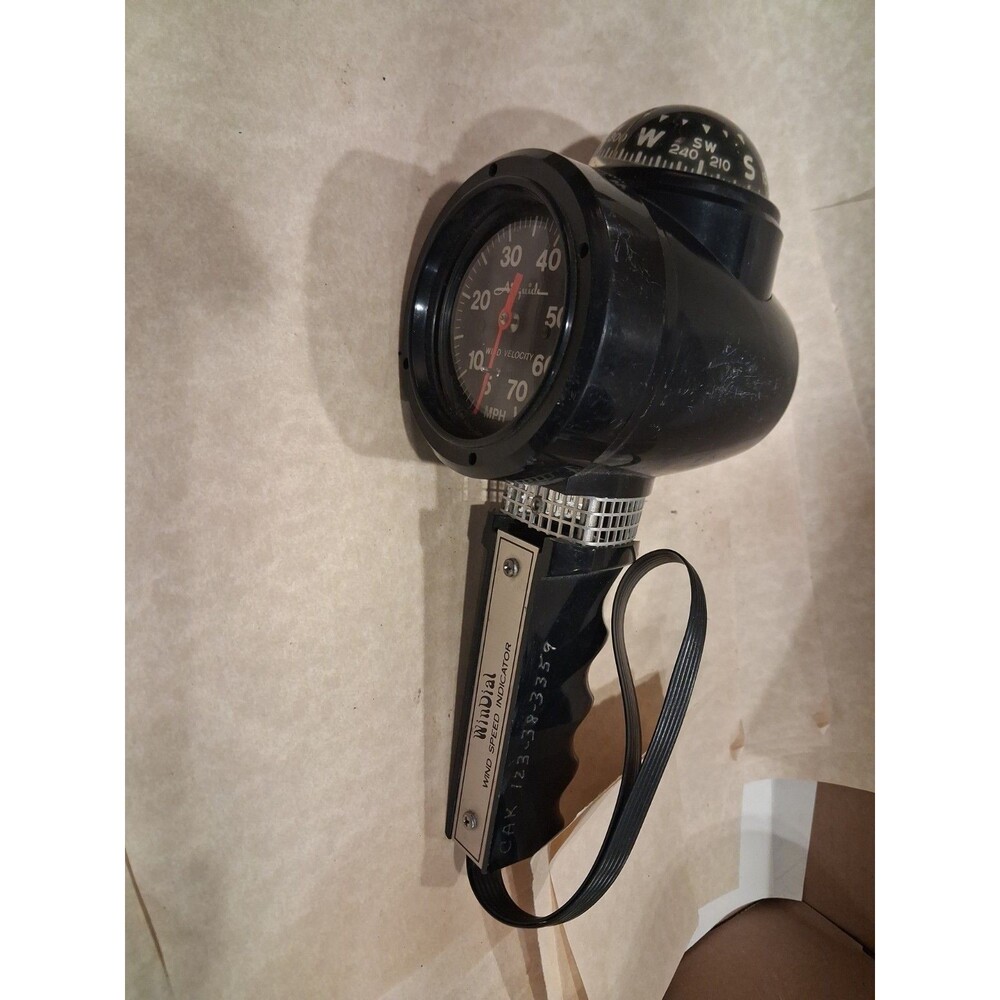 VTG AIRGUIDE DELUXE WinDial HANDHELD WIND SPEED INDICATOR/ COMPASS NO.919-